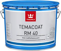 Двохкомпонентна епоксидна фарба TIKKURILA TEMACOAT RM 40 (ТІККУРІЛА ТЕМАКОУТ) 2.2л TVH, біла