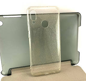 Чохол на Huawei P Smart 2019, Honor 10 Lite накладка силіконовий бампер Shining Jelly прозорий блиск