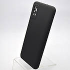 Чохол накладка Silicon Case Full Camera для ZTE Blade A71 Black/Чорний, фото 3