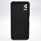 Чохол накладка Silicon Case Full Camera для ZTE Blade A71 Black/Чорний, фото 5