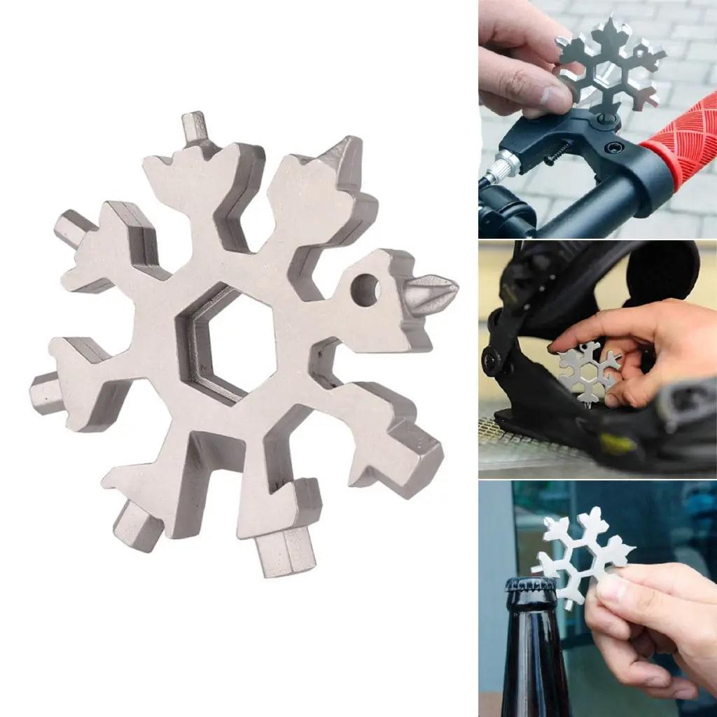 Мультитул-сніжинка 18 в 1 SNOWFLAKE  WRENCH TOOL Чорний