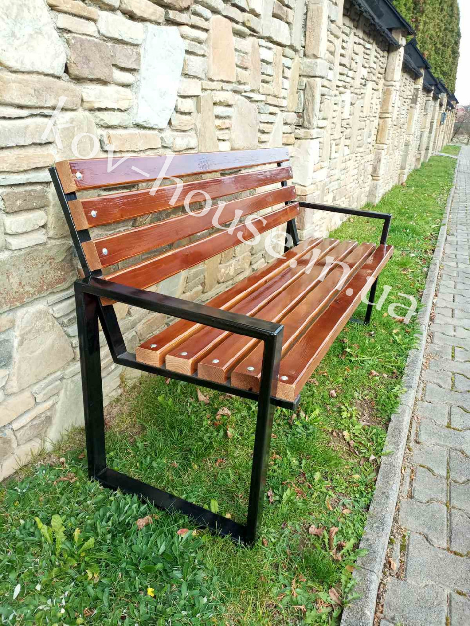 Скамейка Садовая в Стиле Лофт ( Порошковое Покрытие) — Купить Недорого ...