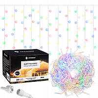 Гирлянда бахрома уличная (наружная) Springos 12 м 300 LED Mix