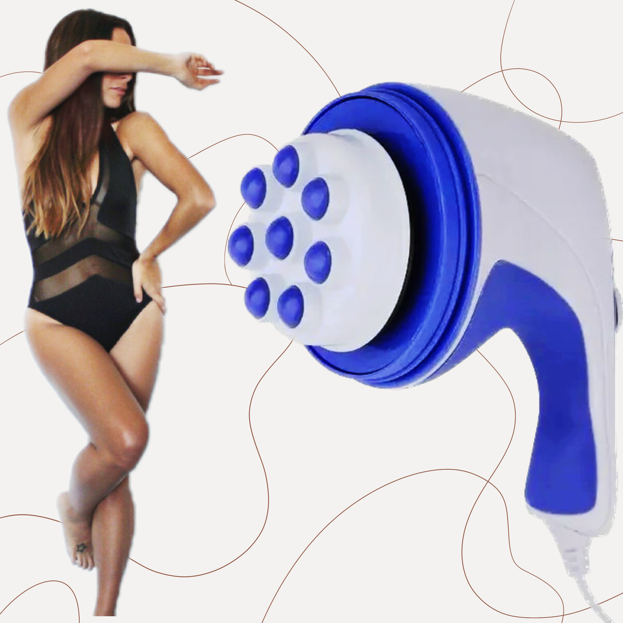 Антицелюлітний масажер для тіла RELAX AND SPIN TONE Релакс-н-Тон