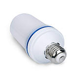 Лампа/Лампочка світильник з ефектом полум'я led flame light bulb — імітація вогню Е27 (ST), фото 5