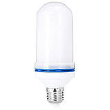 Лампа/Лампочка світильник з ефектом полум'я led flame light bulb — імітація вогню Е27 (ST), фото 7