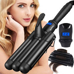 Плойка для локонів волосся Soulima Hair Waver 22 мм 19389