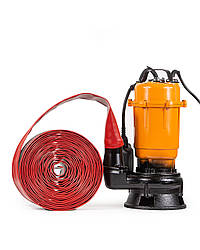 Насос фекальний з подрібнювачем POWERCRAFT WQD 1300f + шланг