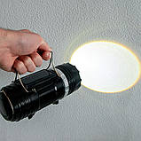 Ліхтар для кемпінгу акумуляторний GSH-9699 Чорний, туристичний ліхтар лампа в намет (ST), фото 2