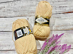 Пряжа для в’язання Alize lanagold. 100 г. 240 м. Колір бежевий 680