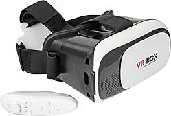 Окуляри віртуальної реальності VR BOX для смартфона + пульт у подарунок (ST)