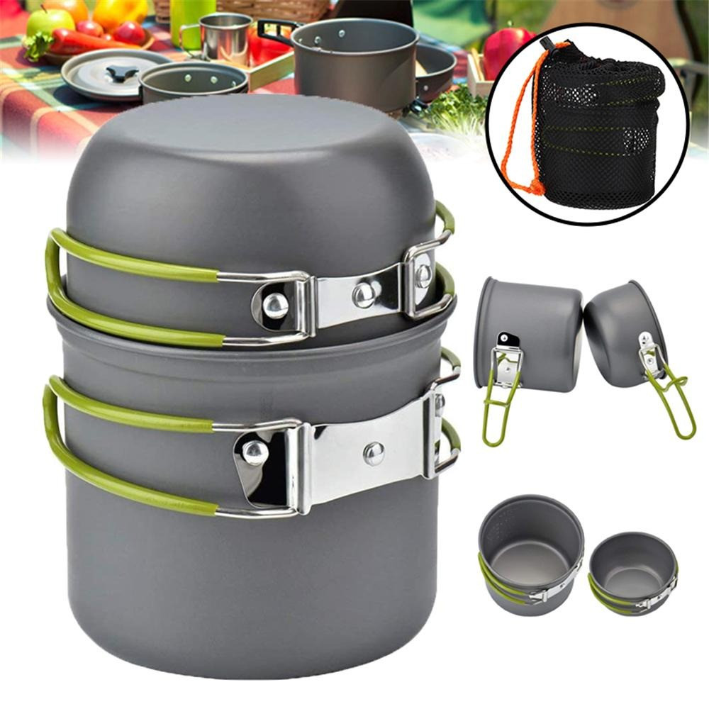 Набір посуду для пікніка Cooking Set DS-101 туристичний посуд для пікніка (1 персон) казанок похідний (ST)