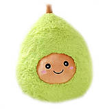 Подушка авокадо іграшка, плюшевий 40 см, м'яка іграшка авокадик  ⁇  м`якими грашки авокадей (ST), фото 2