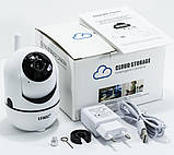 Поворотна WiFi IP-камера відеоспостереження для дому та квартири UKC CAD Y13G Вай Фай відеоспостереження (ST), фото 2