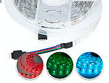Світлодіодна РГБ ЛЕД-стрічка з пультом LED Strip 5050, діодна RGB + контролер і пульт (ST), фото 2