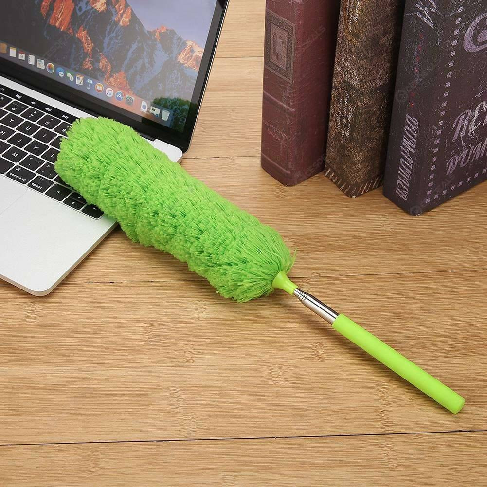 Телескопічна позначка для прибирання пилу Microfibre Duster 33-80 см салатова піпідастр для видалення пилу (ST)