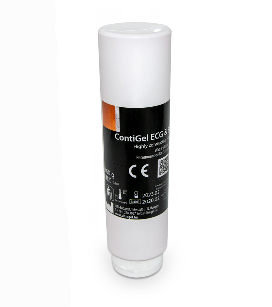 Струмопровідний гель Contigel 250 мл, електропровідний гель для міостимуляторів ECG, EEG  ⁇  гель для секг (ST), фото 1