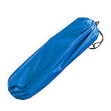 Каримат самонадувний Adventuridge 180х60 см Темно-синій надувний матрац у намет, туристичний килимок (ST), фото 6