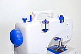 Універсальна швейна машинка FHSM-506 Tivax Синя, маленька швейна машинка  ⁇  міні швейна машинка (ST), фото 4