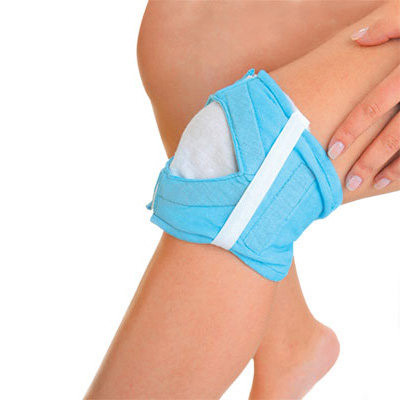 Магнітний наколінник еластичний Biomag НМЕ-01, бандаж на коліно Блакитний (еластичний наколінник) (ST), фото 1