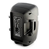 Блютуз-колонка з мікрофоном HS-008BT Чорна, велика колонка музична світна (bluetooth колонка) (ST), фото 6