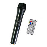 Блютуз-колонка з мікрофоном HS-008BT Чорна, велика колонка музична світна (bluetooth колонка) (ST), фото 8
