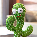Танцювальний кактус Dancing Cactus АА, інтерактивна іграшка кактус повторювача  ⁇  танцючий кактус (ST), фото 2