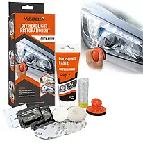 Набір для полірування автомобільних фар Visbella DIY HEADLIGHT RESTORATION KIT Quick&Easy