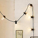 Вулична гірлянда лампочки Теплий білий — ретрогірлянда світлодіодна з 20 лампочок 15 м 100 LED (ST), фото 5