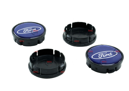 Ковпачок — заглушка диска Ford 55/60 мм сині (к-т 4 шт.), фото 1