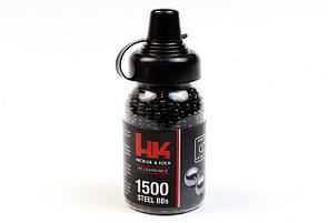 Кульки Umarex Heckler & Koch Quality Steel BBs 4.5 мм 1500 шт Black (4.1700)