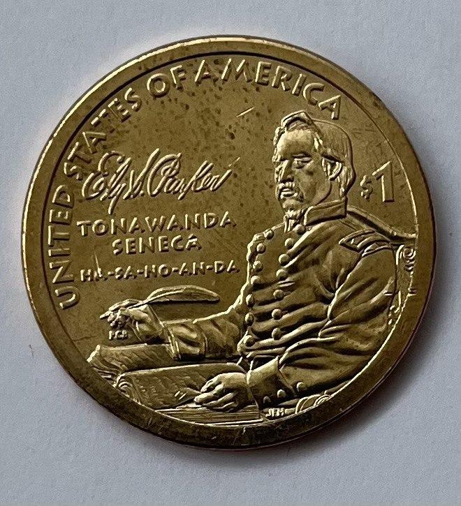 Монета США 1 долар 2022 р. Сакагавея, Елі Львів Паркер, Тонаванда Сенека