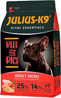 Сухой корм для собак Julius-K9 High Premium Adult Vital Essentials говядина с рисом 12 кг