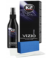 Средство для стекла антидождь K2 с аппликатором и микрофиброй профессиональное VIZIO PRO 150 мл