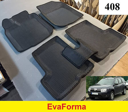 3D килимки EvaForma на Dacia Duster 1 '10-17, килимки ЕВА, фото 2
