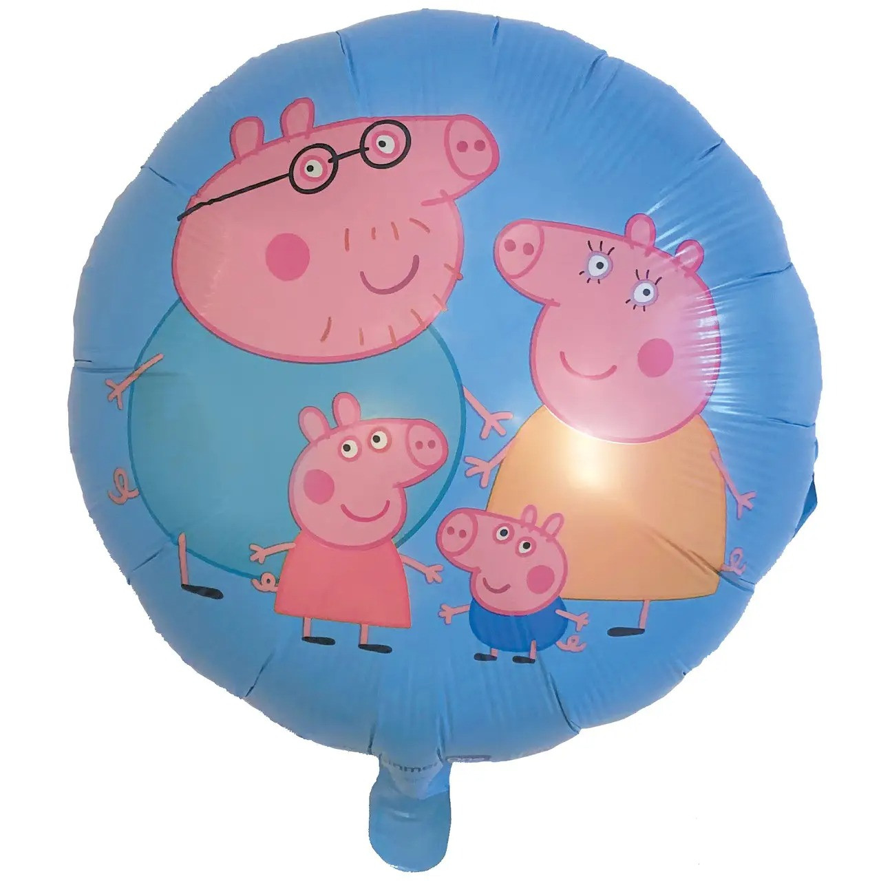 Фольгована повітряна куля Свинка Пеппа та сім'я, 45*45 см