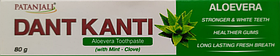 Зубна паста Дент Канті Алоє Віра, Патанджалі, Dant Kanti Aloe Vera Toothpaste, Patanjali, 80 г