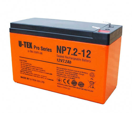 U-tex PRO 12В / 7,2 Ah, фото 1