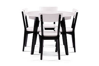 Стільць Тор чорний / білий TM Pavlyk, фото 5