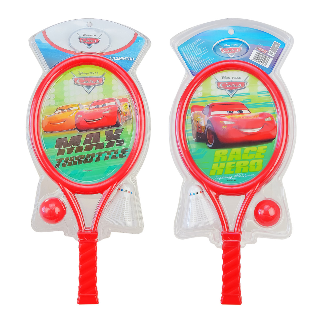 Бадмінтон LR1004 Тачки 2 ракетки волан м'яч, фото 1