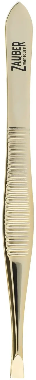 Пінцет для брів Zauber-manicure, золотий, Т-361