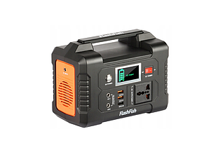 Портативна електростанція з сонячною панеллю  Flashfish E200 GOFORT60W 40800 mAh 200 W, фото 2