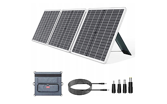 Портативна електростанція з сонячною панеллю  Flashfish E200 GOFORT60W 40800 mAh 200 W, фото 4