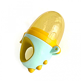 Ніблер силіконовий Twins Дракоша, yellow, фото 4