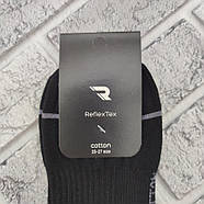 Шкарпетки чоловічі короткі весна/осінь чорні р.25-27 ReflexTex з додатковою гумкою на стопі 30036887, фото 3