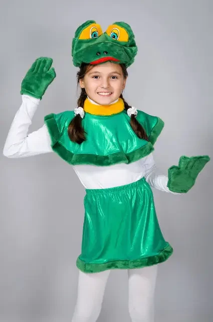 Гарний костюм жабки для дівчинки 2-6 років