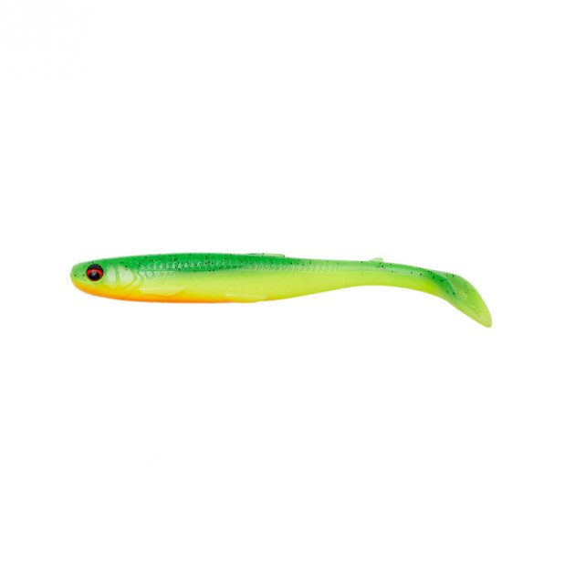 Силікон Savage Gear Slender Scoop Shad 110mm 7.0g Green Yellow поштучно
