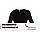 Термобілизна чоловіча комплект (кофта/штани) Аляска, Чорна термобілизна для повсякденного носіння (термобелье), фото 2