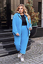 Спортивний костюм жіночий теплий БАТАЛ, фото 2