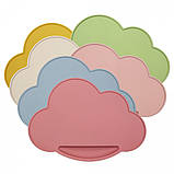 Килимок силіконовий Хмаринка Twins Cloud, mango, фото 4